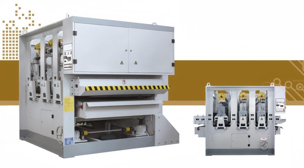 plywood sanding machine system 3head sander